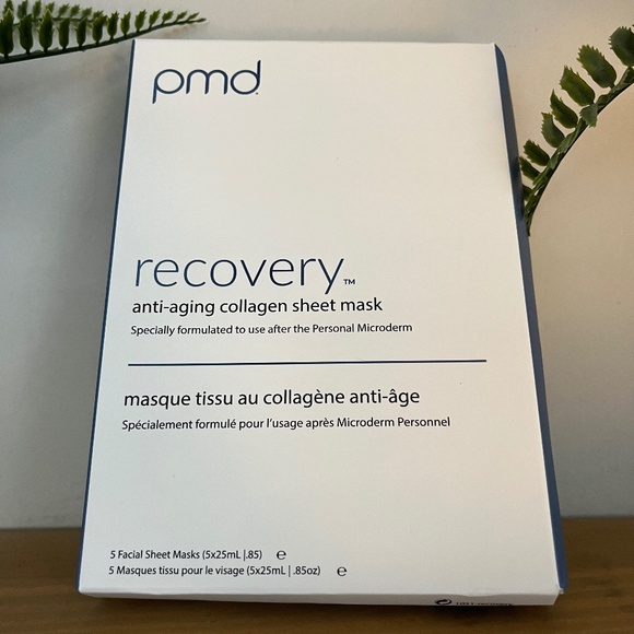 PMD Recovery Anti-Aging Collagen Sheet Mask – 5 Pack (New in Box) - Picture 1 of 5